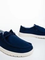 Дамски ежедневни обувки сини от текстилен материал Mirada