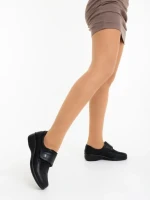 Ежедневни дамски обувки черни от екологична кожа Cozeta