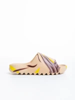 Дамски чехли  каки  от синтетичен материал  Promise