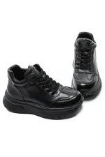 Ghete Dama din piele naturala 81168 BLACK | ADVANCER