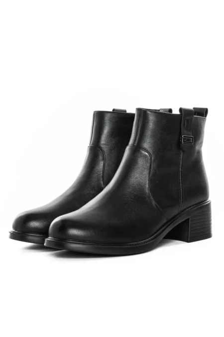 Ghete Dama din piele naturala 4915503 BLACK | ADVANCER