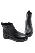 Ghete Dama din piele naturala 4915503 BLACK | ADVANCER