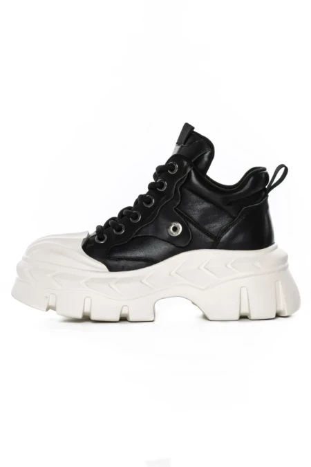 Ghete Dama din piele naturala 5020-1 BLACK | ADVANCER