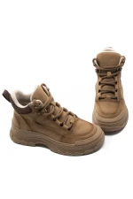 Ghete Dama din piele naturala 8110 TAUPE | ADVANCER