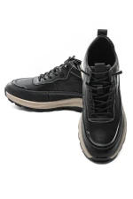 Ghete Barbati din piele naturala 8081801 BLACK | ADVANCER