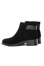 Ghete Dama din piele naturala R52131-35 BLACK | ADVANCER