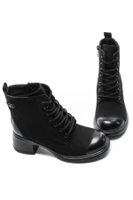 Ghete Dama din piele naturala 6970-5 BLACK | ADVANCER