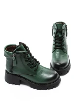 Ghete Dama din piele naturala 8099-2 GREEN | ADVANCER