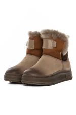 Ghete Dama din piele naturala 9981YM GREY | ADVANCER