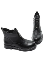 Ghete Dama din piele naturala 1227-21 BLACK | ADVANCER