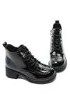 Ghete Dama din piele naturala TP136-2 BLACK | ADVANCER