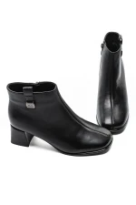 Ghete Dama din piele naturala 21299 BLACK | ADVANCER