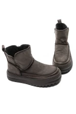 Ghete Dama din piele naturala 8911 GREY | ADVANCER