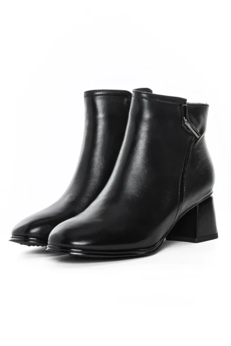 Ghete Dama din piele naturala 2239-50 BLACK | ADVANCER