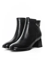 Ghete Dama din piele naturala 2239-50 BLACK | ADVANCER