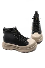 Ghete Dama din piele naturala 66081 BLACK | ADVANCER