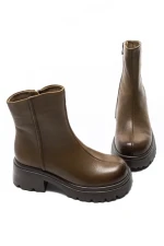 Ghete Dama din piele naturala 83125 KHAKI | ADVANCER