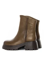 Ghete Dama din piele naturala 83125 KHAKI | ADVANCER