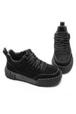 Ghete Barbati din piele naturala 2005 BLACK | ADVANCER