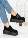 Ghete Dama cu Platforma 58WL18 BLACK | MEI