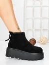 Ghete Dama cu Platforma 58WL19 BLACK | MEI