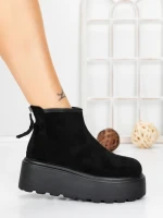 Ghete Dama cu Platforma 58WL19 BLACK | MEI