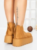 Ghete Dama cu Platforma 58WL19 YELLOW | MEI