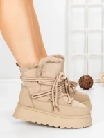 Ghete Dama cu Platforma 5GB9 KHAKI | MEI