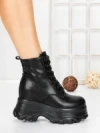 Ghete Dama cu Platforma 58WL31 BLACK | MEI