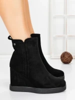 Ghete Dama cu Platforma 5AH51 BLACK | MEI