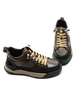 Ghete Barbati din piele naturala 88805 BROWN | ADVANCER