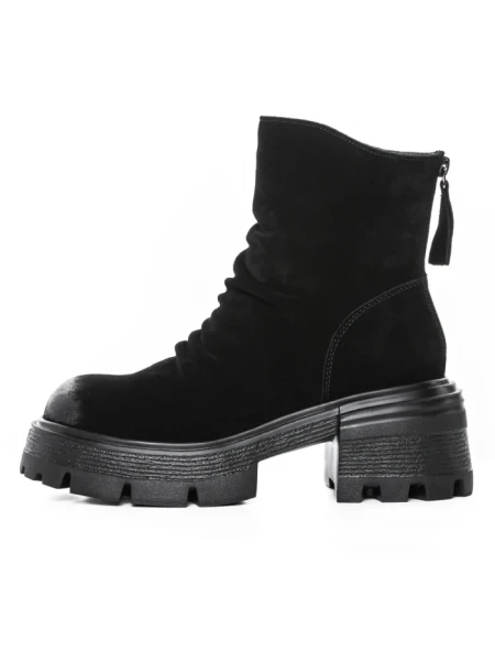 Ghete Dama din piele naturala D28-3F BLACK | ADVANCER