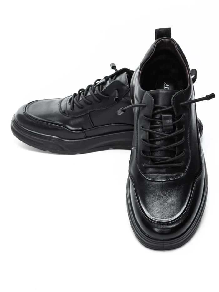 Ghete Barbati din piele naturala 919088-F BLACK | ADVANCER