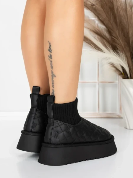 Ghete UG Dama 8733 BLACK | MEI