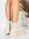 Ghete UG Dama 8733 BEIGE | MEI