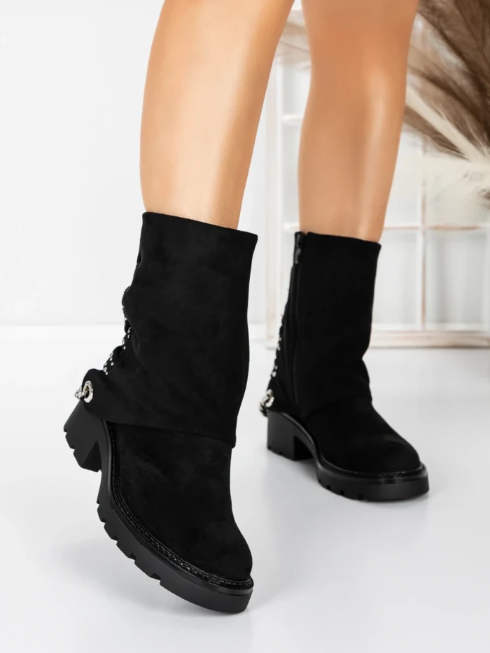 Ghete Dama Imblanite 5GS2 BLACK | MEI