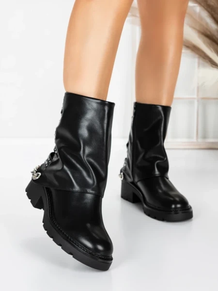 Ghete Dama Imblanite 5GS2 BLACK | MEI