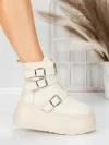 Ghete Dama cu Platforma 56WL13 BEIGE | MEI
