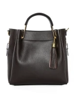 Genti Dama Din Piele Naturala GD47 DARK BROWN | FORSETI