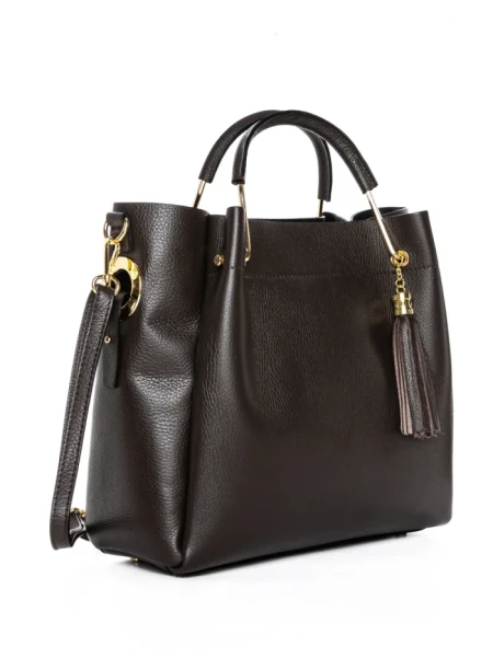 Genti Dama Din Piele Naturala GD47 DARK BROWN | FORSETI