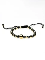 Bratara Unisex BR032 AURIU-NEGRU | MEI