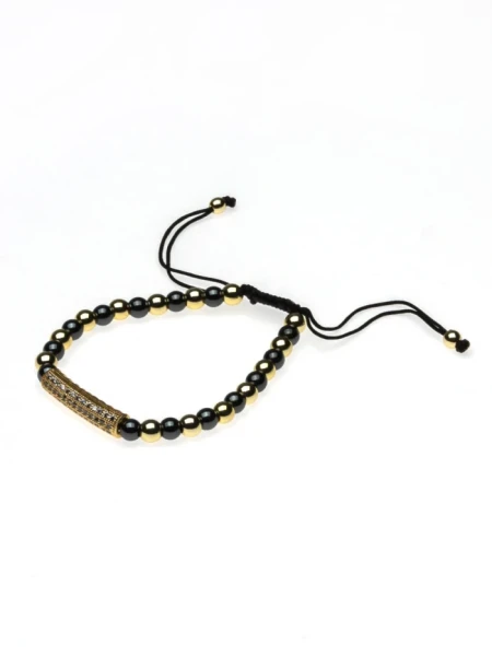 Bratara Unisex BR033 AURIU-NEGRU | MEI