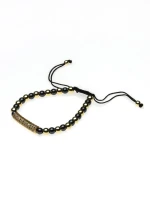 Bratara Unisex BR033 AURIU-NEGRU | MEI