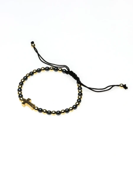 Bratara Unisex BR035 AURIU-NEGRU | MEI
