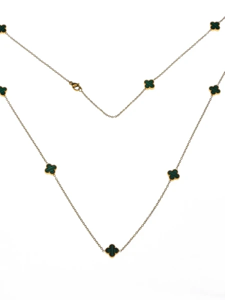 Colier YP-39 AURIU-VERDE | MEI