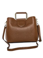 Дамски чанти от естествена кожа GD52 Кафяво | Forseti » MeiMall.bg