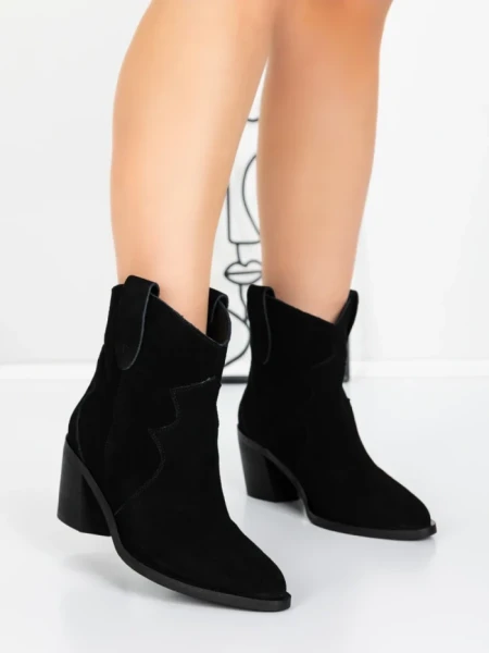 Ciocate Dama din piele naturala 52AD2 BLACK | PANTOFUL