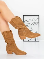 Ciocate Dama din piele naturala 52AD9 YELLOW | PANTOFUL