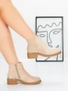 Ghete Dama Imblanite 5H51 BEIGE | MEI