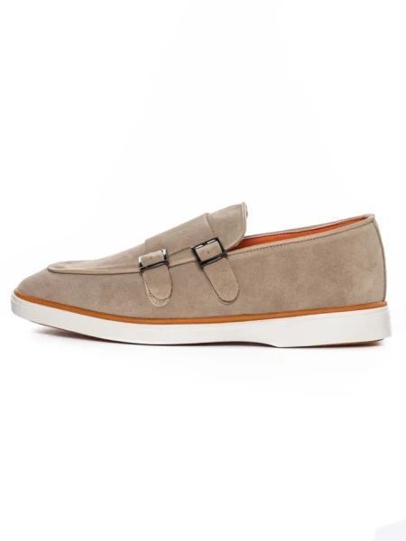 Mocasini Barbati din piele naturala 5NXE57 BEIGE | PANTOFUL